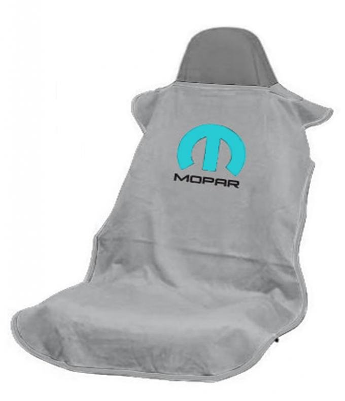 Seat Armour Mopar, Seat Towel, Grey with Logo SA100MOPG