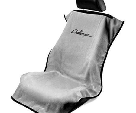 Seat Armour Challenger Seat Towel, Grey with Script SA100CHLG