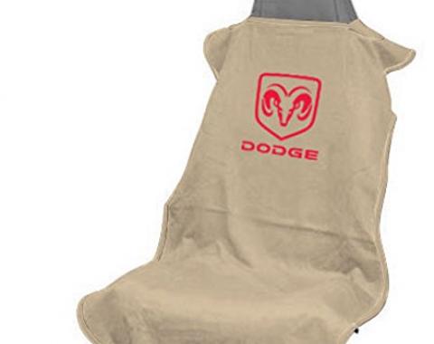 Seat Armour Dodge Seat Towel, Tan with Logo SA100DODT