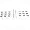 AMD Rear Window Reveal Molding Clip Set, 36pcs, 68-69 Barracuda Notchback X671-1268-1S
