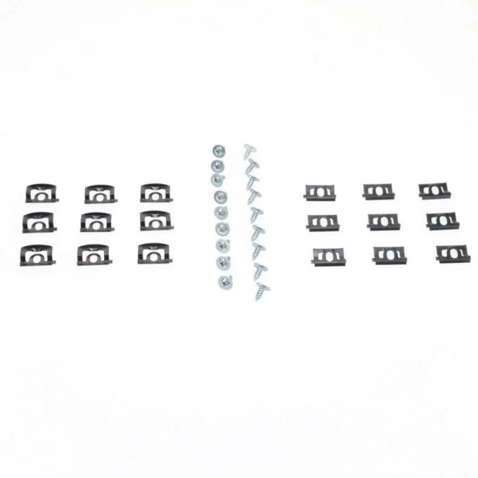 AMD Rear Window Reveal Molding Clip Set, 36pcs, 68-69 Barracuda Notchback X671-1268-1S
