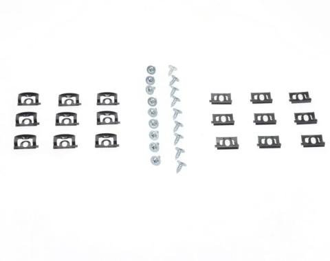 AMD Rear Window Reveal Molding Clip Set, 36pcs, 68-69 Barracuda Notchback X671-1268-1S