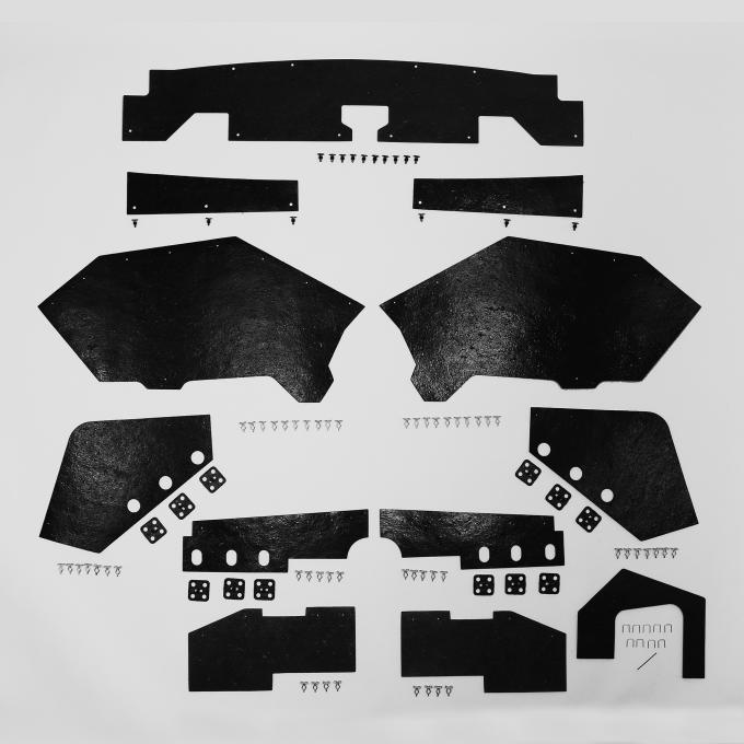 Detroit Muscle Technologies Mopar C Body 70-71 Plymouth Fury & Sport Fury MEGA Splash Shield Set CFU7071SS90-HIDEAWAY