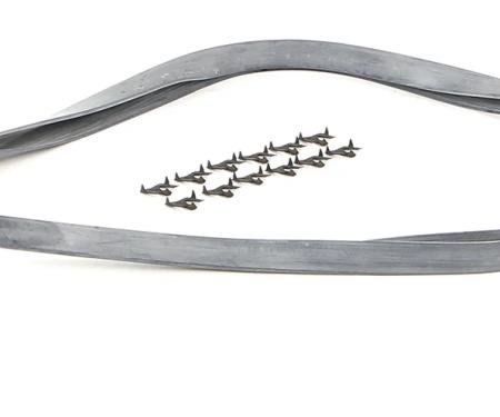 AMD Hood to Cowl Seal, with Clips, 70-74 Dodge Plymouth E-Body J-CH3008