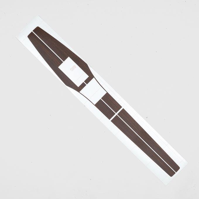 Detroit Muscle Technologies Mopar Console Overlay A Body 66-68 AUTO - WALNUT AXX6668OL10-WALNUT