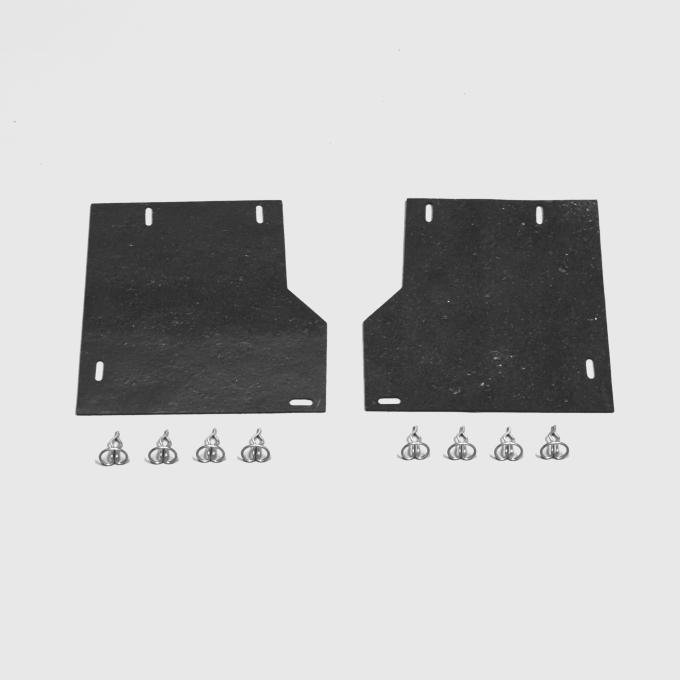 Detroit Muscle Technologies Mopar B Body 71 72 Satellite Front Bumper Bracket Splash Shields BSA7172SS40