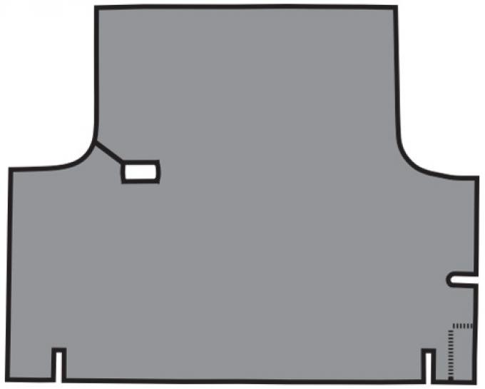 ACC 1967-1969 Dodge Dart 2DR Hardtop Trunk Mat TM Vinyl