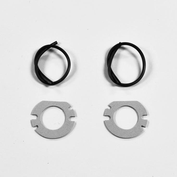 Detroit Muscle Technologies Mopar A Body 67 69 Barracuda Reverse Light Gaskets and Housing Trim (pair) ABA6769RL01