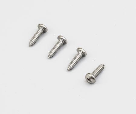 Detroit Muscle Technologies Mopar E Body 70-74 Armrest Arm Rest Pad Attaching Screws STAINLESS Set 4pc EXX7074AR01-4