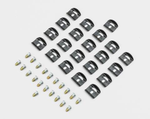 Detroit Muscle Technologies Mopar B Body 70 Roadrunner Coronet Rear Window Reveal Trim Clip Set BXX7070TC02-C8045