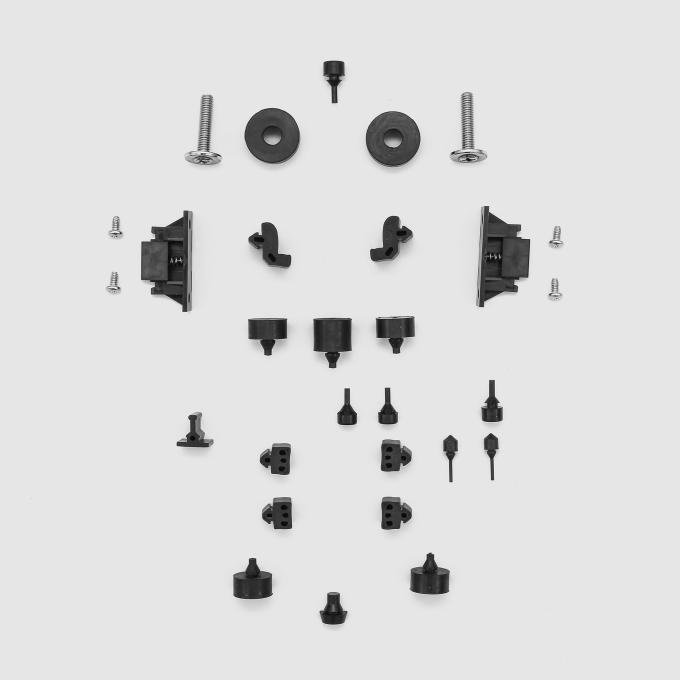 Detroit Muscle Technologies Mopar E Body 72-74 Challenger Body Bumper Set with Hood Wedges BBK11AW ECH7274BB01-BBK11AW