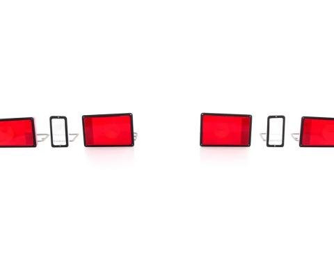 AMD Taillight & Backup Lens Set (6pcs), 71 Charger (Except R/T) K-MB3580