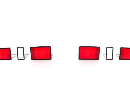 AMD Taillight & Backup Lens Set (6pcs), 71 Charger (Except R/T) K-MB3580