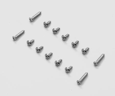 Detroit Muscle Technologies Mopar A B E Body 67-76 Sill Scuff Plate Screw Set 16pc ABE6776SF01