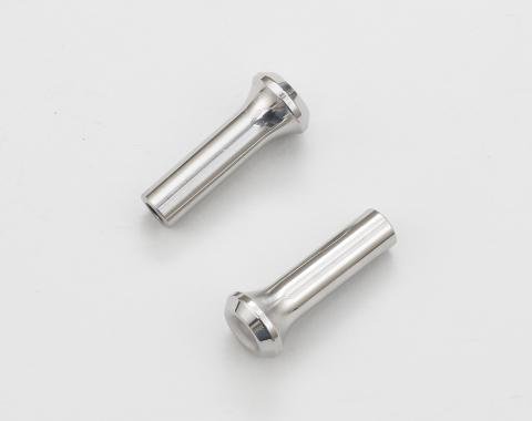 Detroit Muscle Technologies Mopar A B Body 62-76 POLISHED Stainless Door Lock Pull Knob - Pair CHR3419209-POLISHED