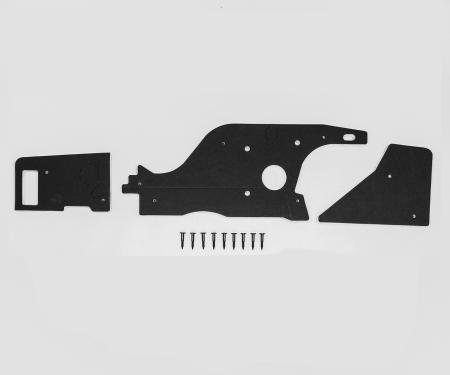 Detroit Muscle Technologies Mopar B Body 71 72 NON AC Firewall Insulation with Pins BXX7172FI01