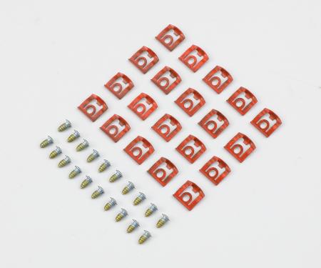 Detroit Muscle Technologies Mopar B Body 68 Coronet Roadrunner Rear Window Reveal Trim Clip Set BXX6868TC02-C8046