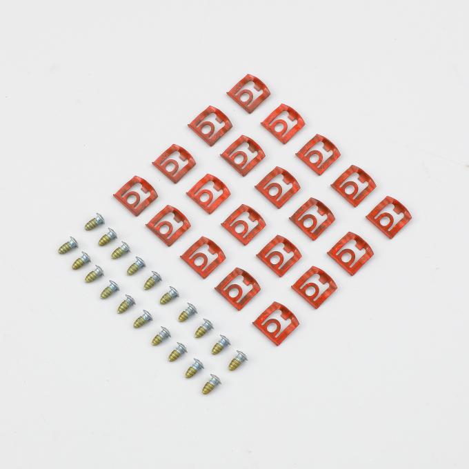 Detroit Muscle Technologies Mopar B Body 68 Coronet Roadrunner Rear Window Reveal Trim Clip Set BXX6868TC02-C8046