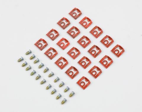 Detroit Muscle Technologies Mopar B Body 68 Coronet Roadrunner Rear Window Reveal Trim Clip Set BXX6868TC02-C8046