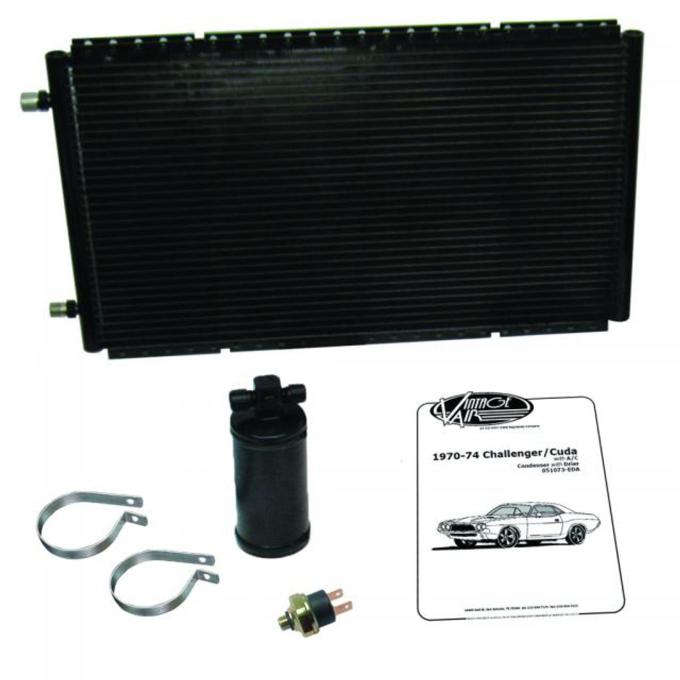 Vintage Air 1970-74 Barracuda/Cuda/Challenger with Factory Air Gen IV SureFit™ Condenser Kit with Drier 051073-EDA