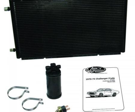Vintage Air 1970-74 Barracuda/Cuda/Challenger with Factory Air Gen IV SureFit&trade; Condenser Kit with Drier 051073-EDA