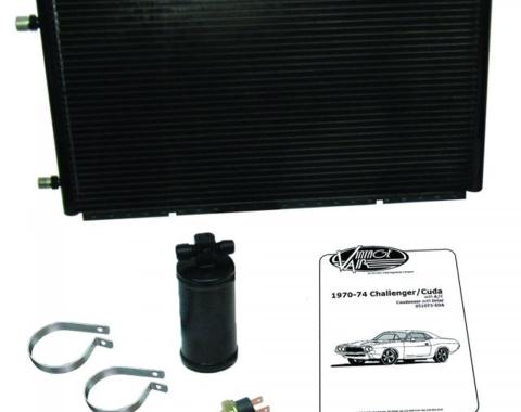 Vintage Air 1970-74 Barracuda/Cuda/Challenger with Factory Air Gen IV SureFit™ Condenser Kit with Drier 051073-EDA
