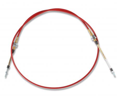 B&M Performance Shifter Cable, 6-Foot Length Double Threaded Ends, Red 80506