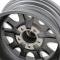 Legendary Wheels HB45, 15 X 7 In., 5 X 4.5, 4.25 BS, Charcoal/Machined LW90-50754B