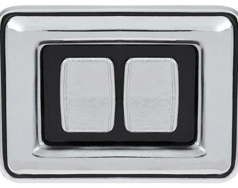 AMD Power Window Switch, 2 Concave Buttons, 73-76 B-Body K-3488919