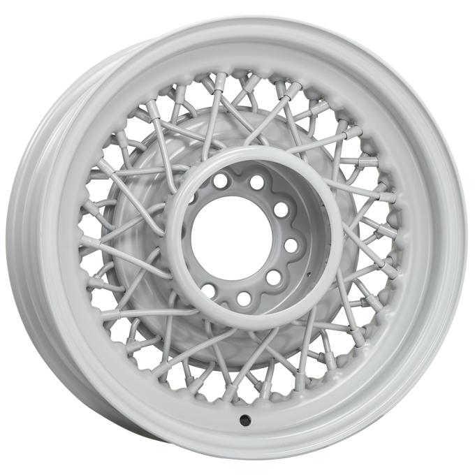 Roadster Wire Wheels 16x6 Street Rod Wire Primer 5x5.5" bp 3.00" bs 72-660503