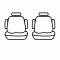 Covercraft Precision Fit Endura Second Row Seat Covers GTD1193ENDB