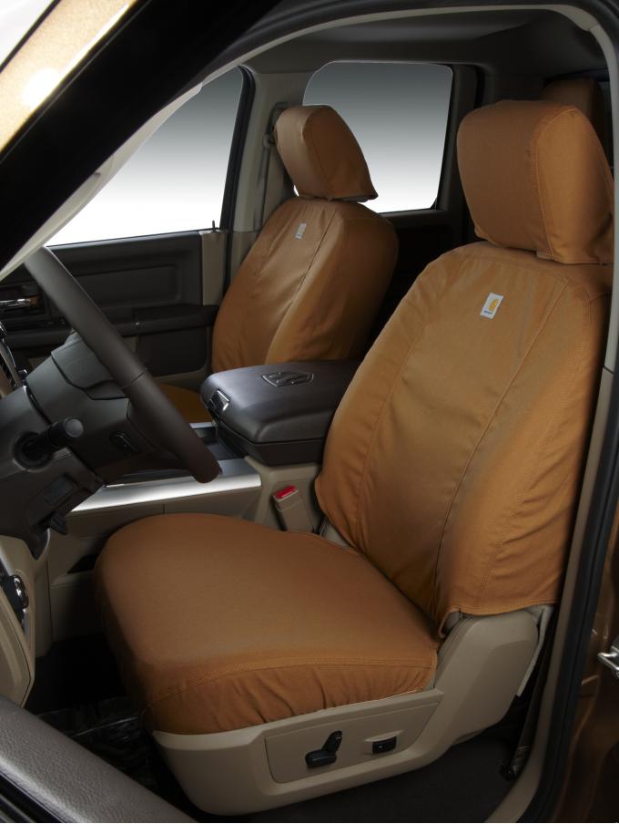 Covercraft Carhartt SeatSaver Custom Seat Cover, Brown SSC3413CABN