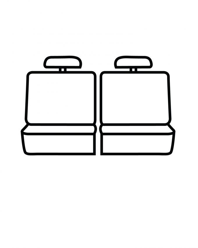 Covercraft 2004-2006 Dodge Durango SeatSaver Custom Seat Cover, Waterproof Grey SS7362WFGY