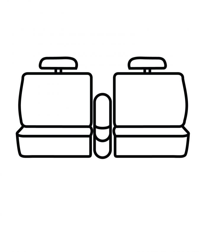 Covercraft SeatSaver Custom Seat Cover, Waterproof Grey SS3484WFGY