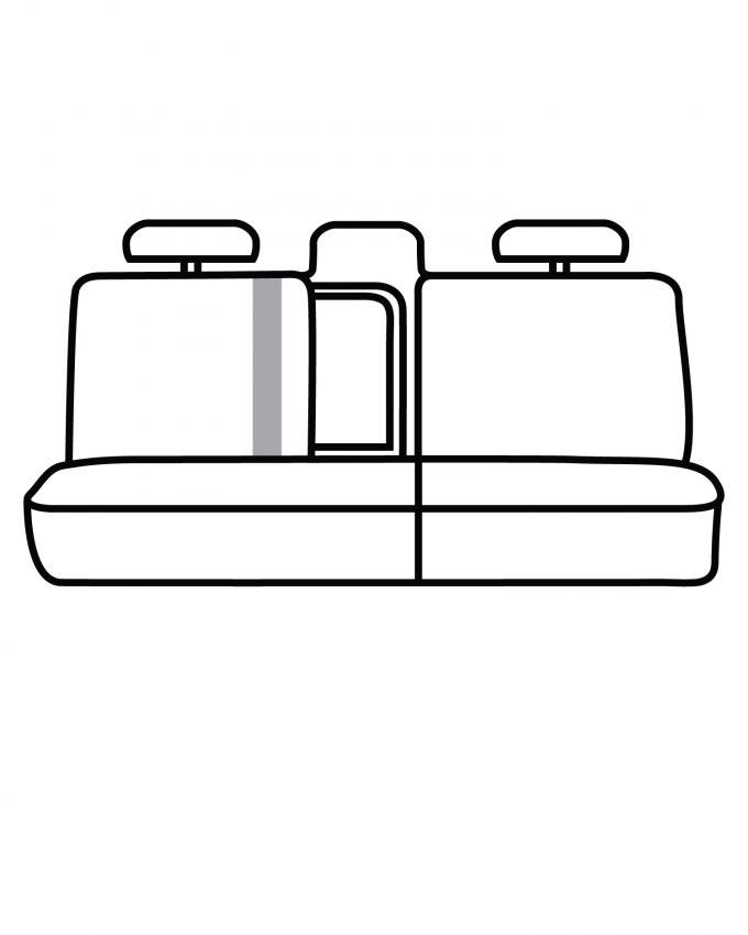 Covercraft 2019-2024 Ram 1500 SeatSaver Custom Seat Cover, Waterproof Grey SS8484WFGY