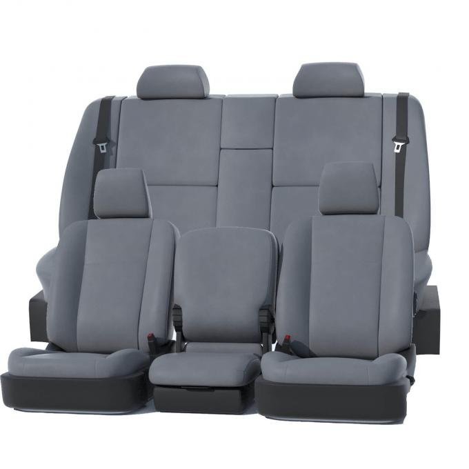 Covercraft 2021-2024 Dodge Durango Precision Fit Leatherette Front Row Seat Covers GTD4270ABLTMG