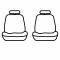 Covercraft Carhartt SeatSaver Custom Seat Cover, Brown SSC2459CABN