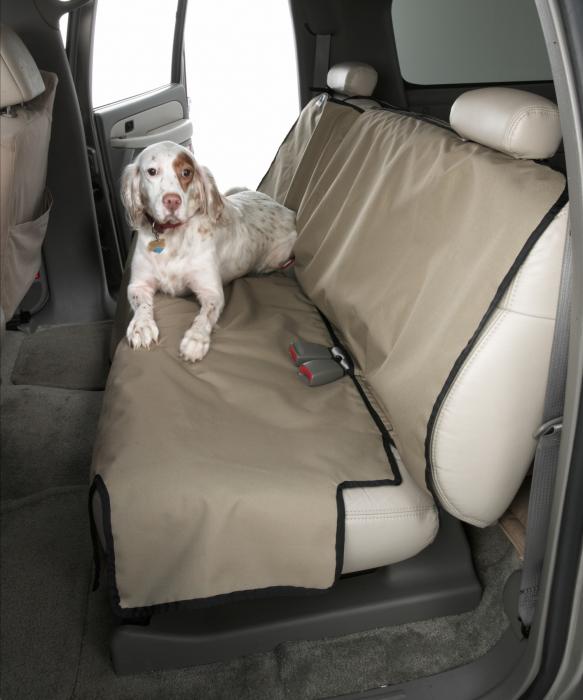 Covercraft Canine Covers Semi-Custom Rear Seat Protector, Polycotton Tan  DE2020TN Moparts