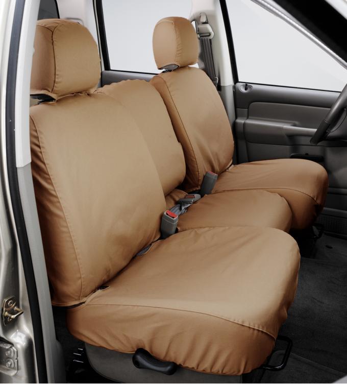 Covercraft 2019-2024 Ram 1500 SeatSaver Custom Seat Cover, Polycotton Tan SS7527PCTN