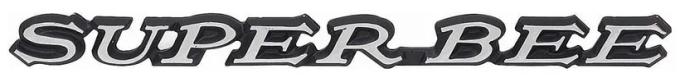 AMD Fender Emblem, Super Bee, LH or RH, 71 Super Bee K-3504804
