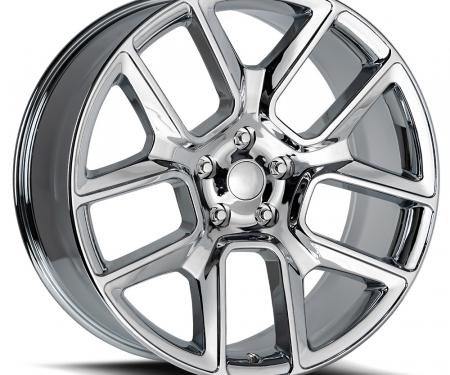 Factory Reproductions Ram 1500 Wheels 24X10 5X5.5 +25 HB 77.8 19 Ram 1500 Chrome With Cap FR Series 76 76410255501