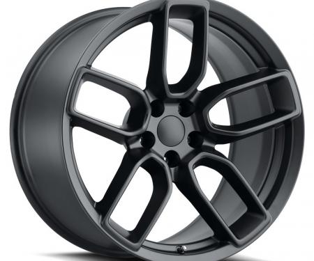 Factory Reproductions Hellcat Wheels 20X10.5 5X115 +22 HB 71.5 Hellcat Widebody Satin Black With Cap FR Series 74 74015221503