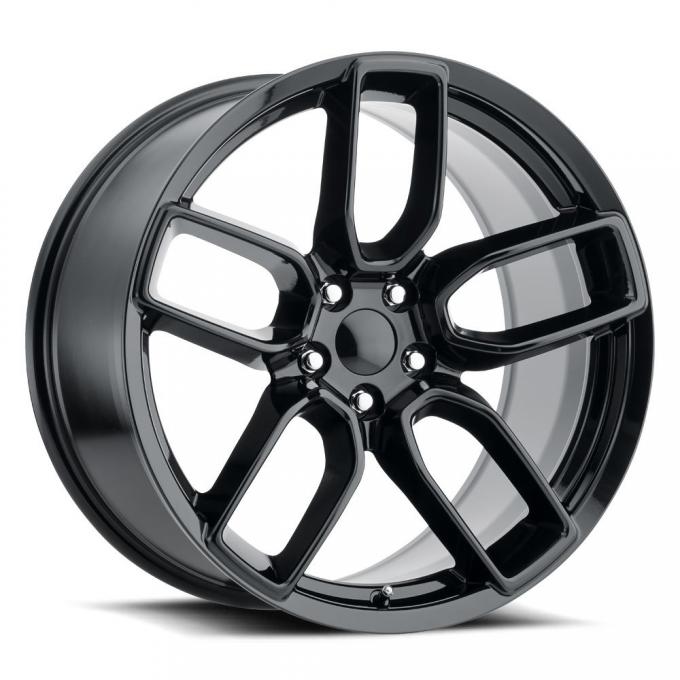 Factory Reproductions Hellcat Wheels 20X10.5 5X115 +22 HB 71.5 Hellcat Widebody Gloss Black With Cap FR Series 74 74015221502