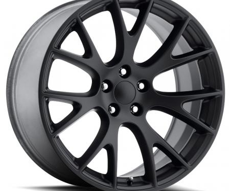 Factory Reproductions Hellcat Wheels 20X9.5 5X115 +15 HB 71.5 Hellcat Satin Black With Cap FR Series 70 70095151503