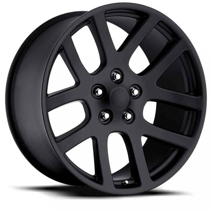 Factory Reproductions Ram 1500 Wheels 24X10 5X5.5 +25.4 HB 77.8 Dodge Ram SRT10 Satin Black With Cap FR Series 60 60410255503