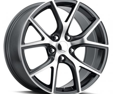 Factory Reproductions Trakhawk Wheels 20X9 5X5 +50 HB 71.5 Jeep Trackhawk Comp Grey/Machine Face With Cap FR Series 75 75090355010