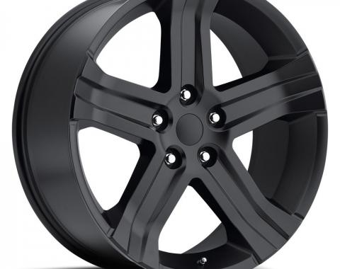 Factory Reproductions Ram 1500 Wheels 22X9 5X5.5 +20 HB 77.8 2013 Dodge Ram Rt Satin Black With Cap FR Series 69 69290205503