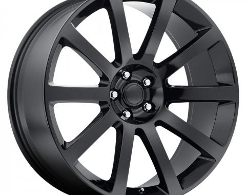 Factory Reproductions Chrysler 300 Wheels 22X9 5X115 +18 HB 71.5 Chrysler 300C Srt8 Gloss Black With Cap FR Series 65 65290181502