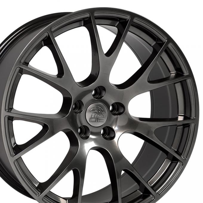 20" Hyper Black Wheel fits Dodge (Hellcat style) 20x9