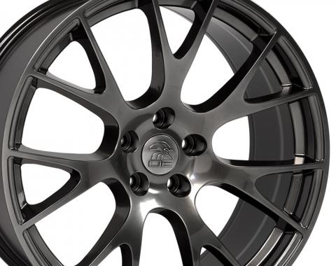 20" Hyper Black Wheel fits Dodge (Hellcat style) 20x9